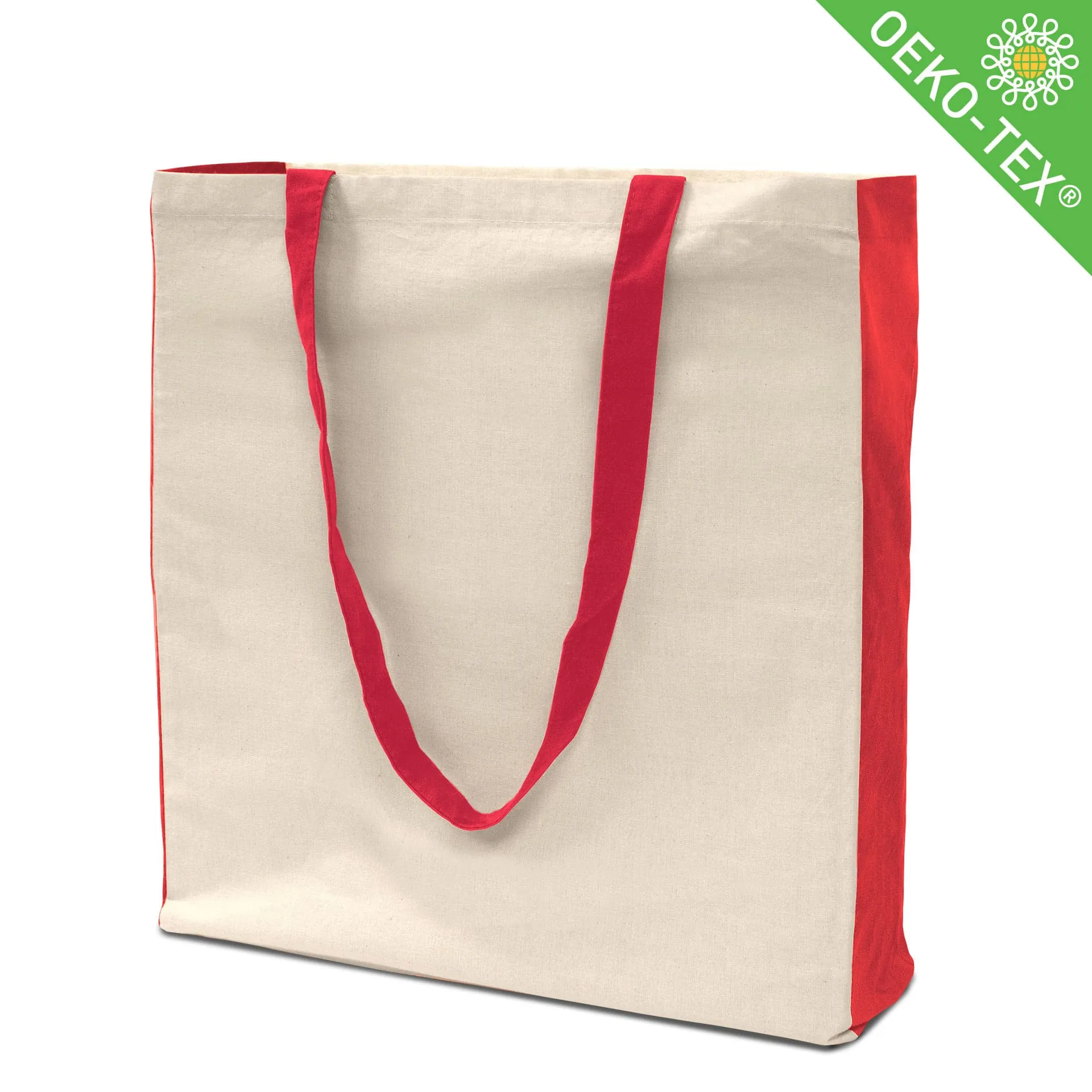 PALMA – Baumwolltasche mit Boden- Seitenfalte ( 38 x 42 cm)