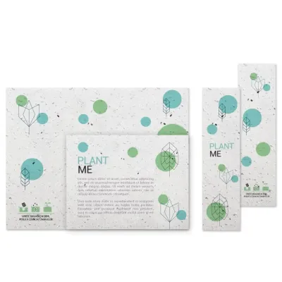 Samenpapier mit individuellem Druck