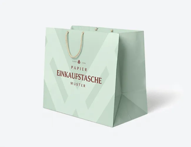 Nachhaltige Einkaufstaschen (Papiertüten)