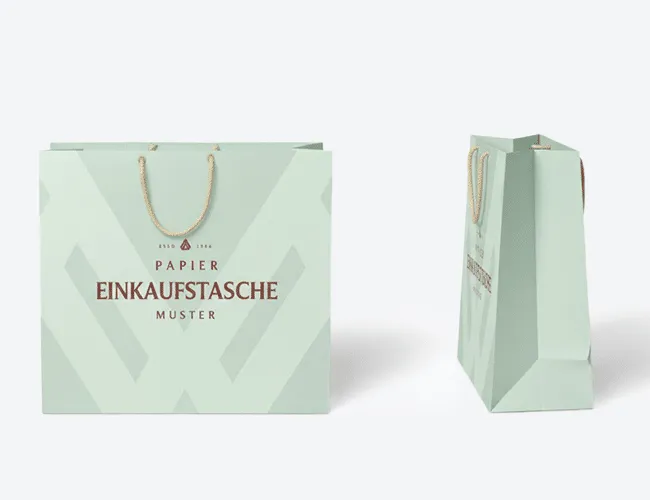 Nachhaltige Einkaufstaschen (Papiertüten)