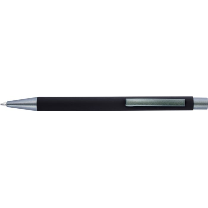 Kugelschreiber Emmett aus Aluminium mit Soft-Touch-Oberfläche