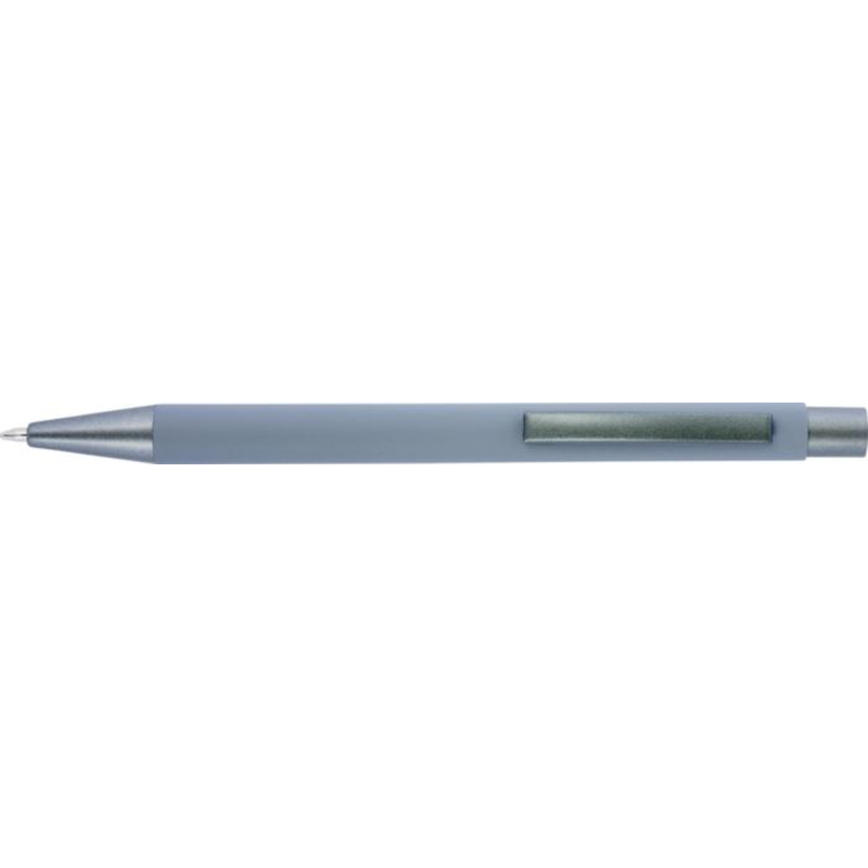 Kugelschreiber Emmett aus Aluminium mit Soft-Touch-Oberfläche