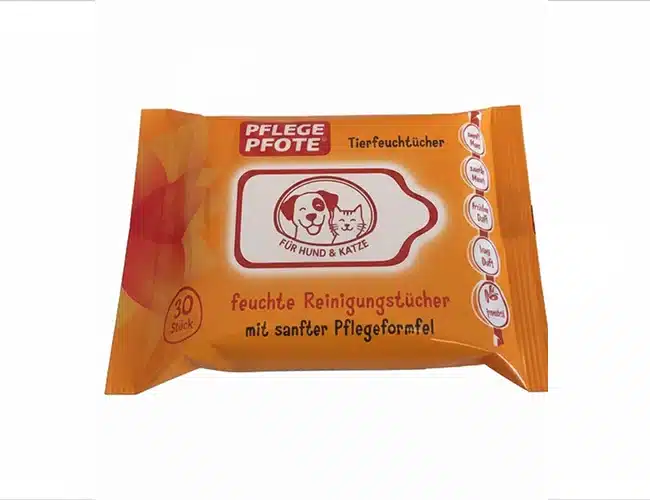 PET Feuchttücher 25 Stück (160 × 115 mm)