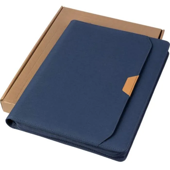 Schreibmappe Jasmin aus recyceltem PET im A4-Format
