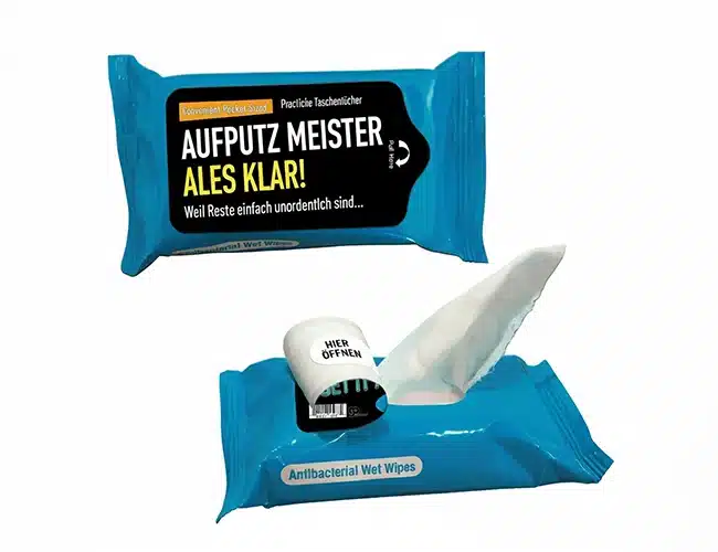 TASCHE Feuchttücher 15 Stück (145 × 75 mm)