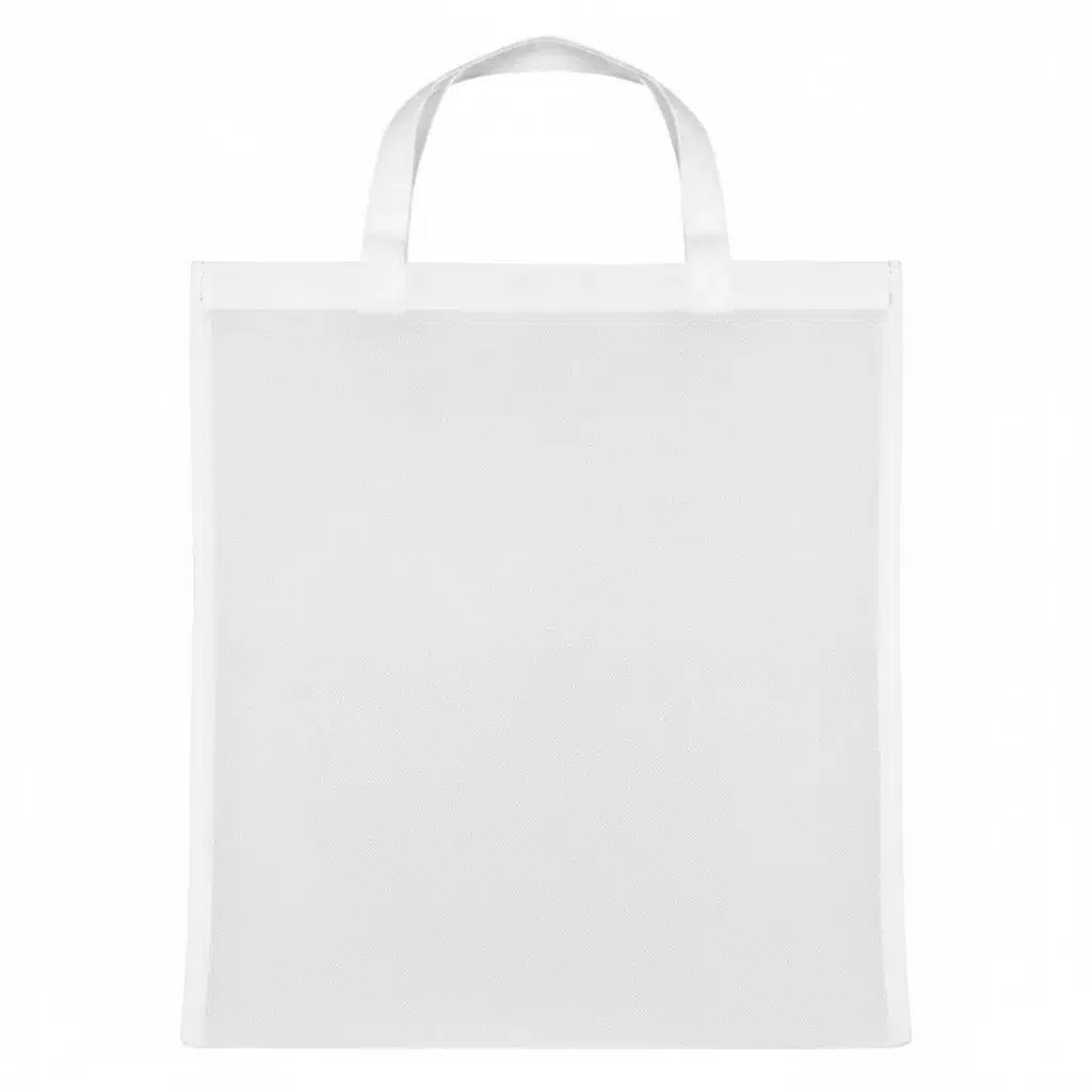 PP-Tasche Classic mit zwei kurzen Henkeln und Bodenfalte ab 100 Stück