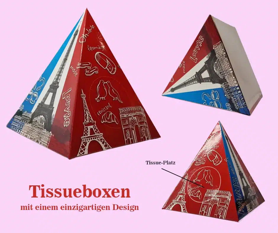 PYRAMIDE (M) TISSUE-BOX (145 x 145 x 185 mm)