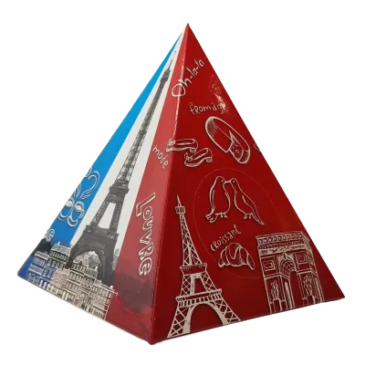 PYRAMIDE (M) TISSUE-BOX (145 x 145 x 185 mm)