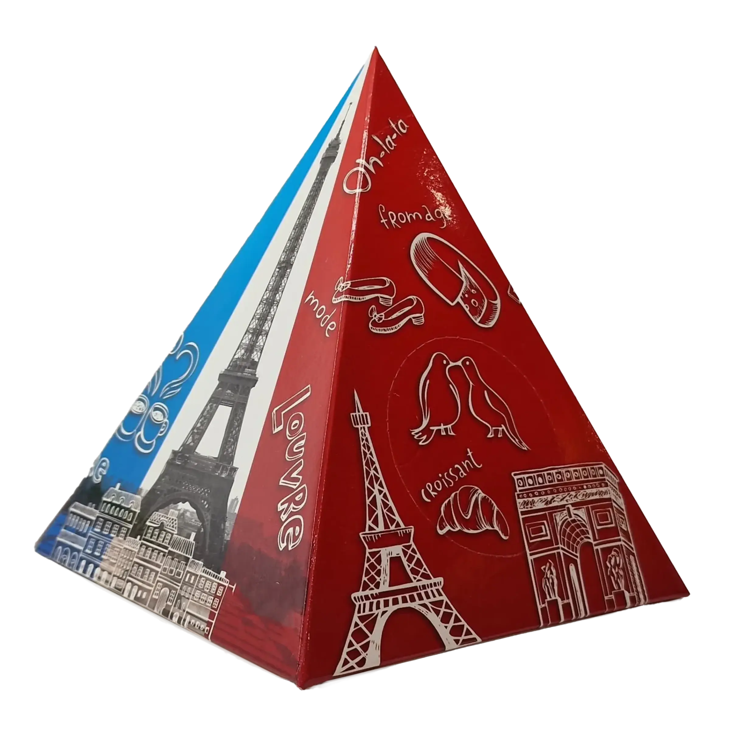 PYRAMIDE (M) TISSUE-BOX (145 x 145 x 185 mm)
