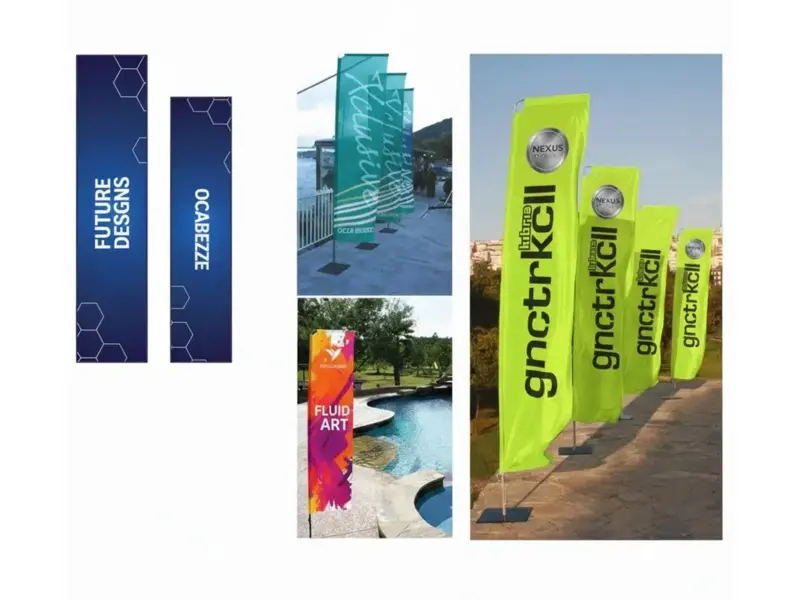 Quadratisches Banner (75x300cm)