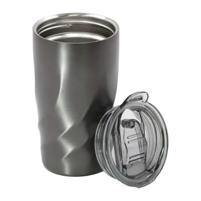 BrandCharger® Vortex Calix – Recycelter 400 ml Thermobecher aus Edelstahl