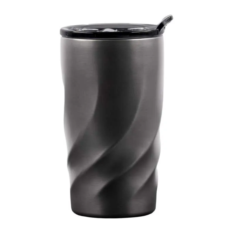 BrandCharger® Vortex Calix – Recycelter 400 ml Thermobecher aus Edelstahl