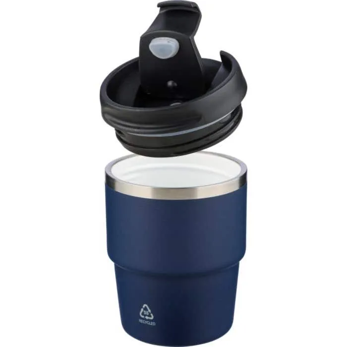 Recycelter Edelstahl-Becher mit doppelter Wand (175 ml) Oli
