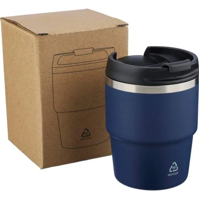 Recycelter Edelstahl-Becher mit doppelter Wand (175 ml) Oli