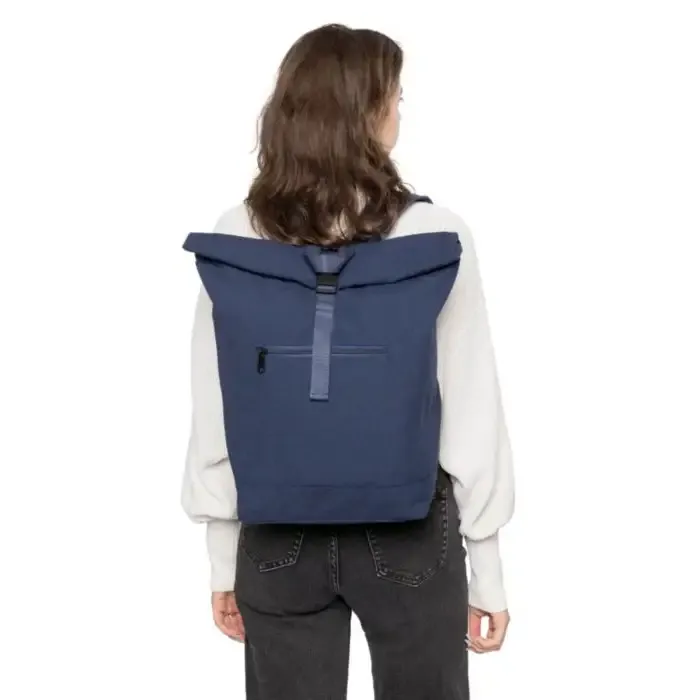 Rolltop-Rucksack Thaddeus | Recyceltes Polycotton | 15 l