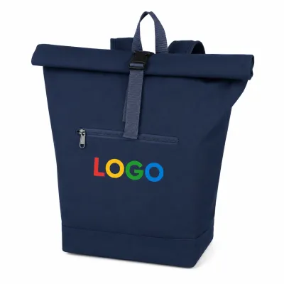 Rolltop-Rucksack Thaddeus | Recyceltes Polycotton | 15 l
