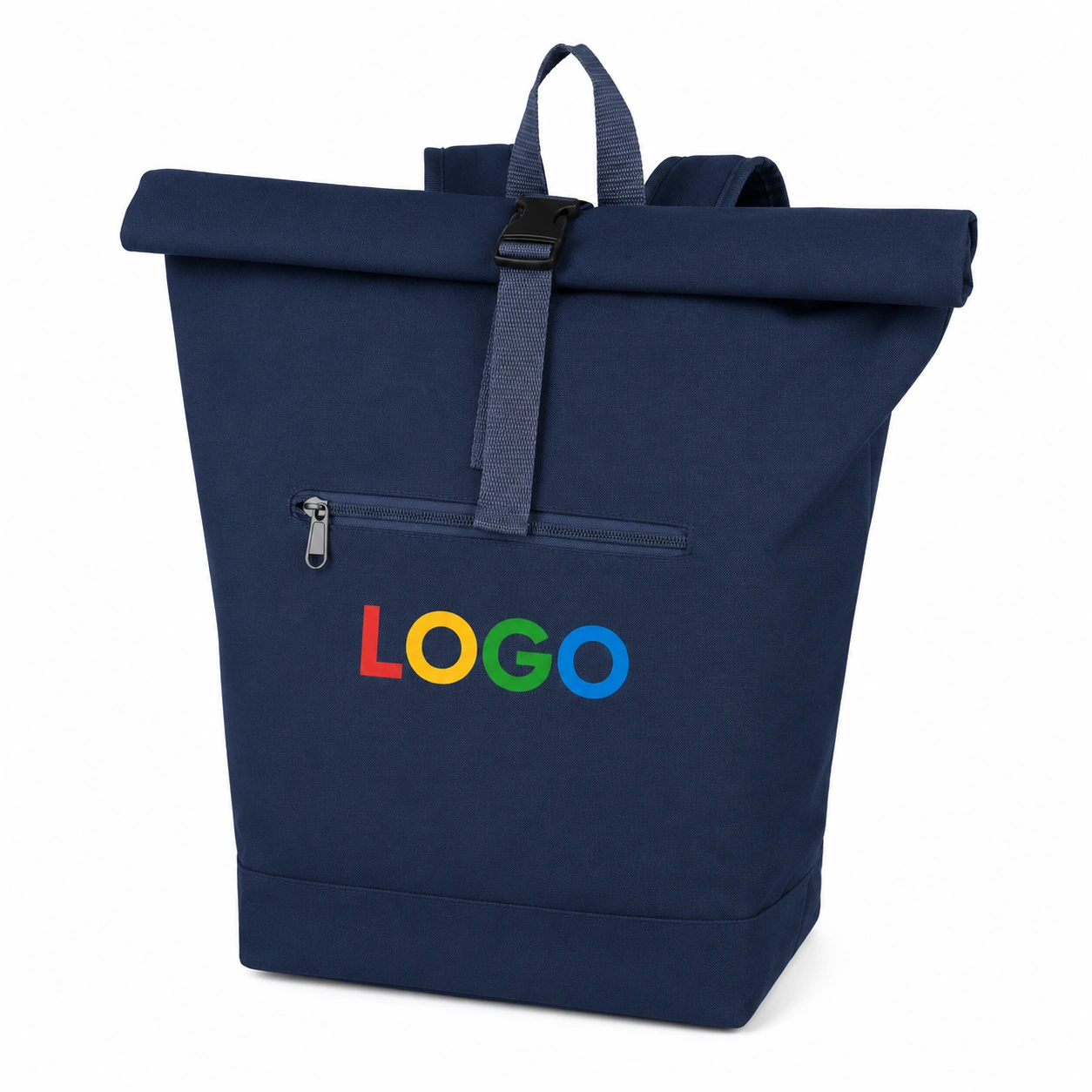 Rolltop-Rucksack Thaddeus | Recyceltes Polycotton | 15 l