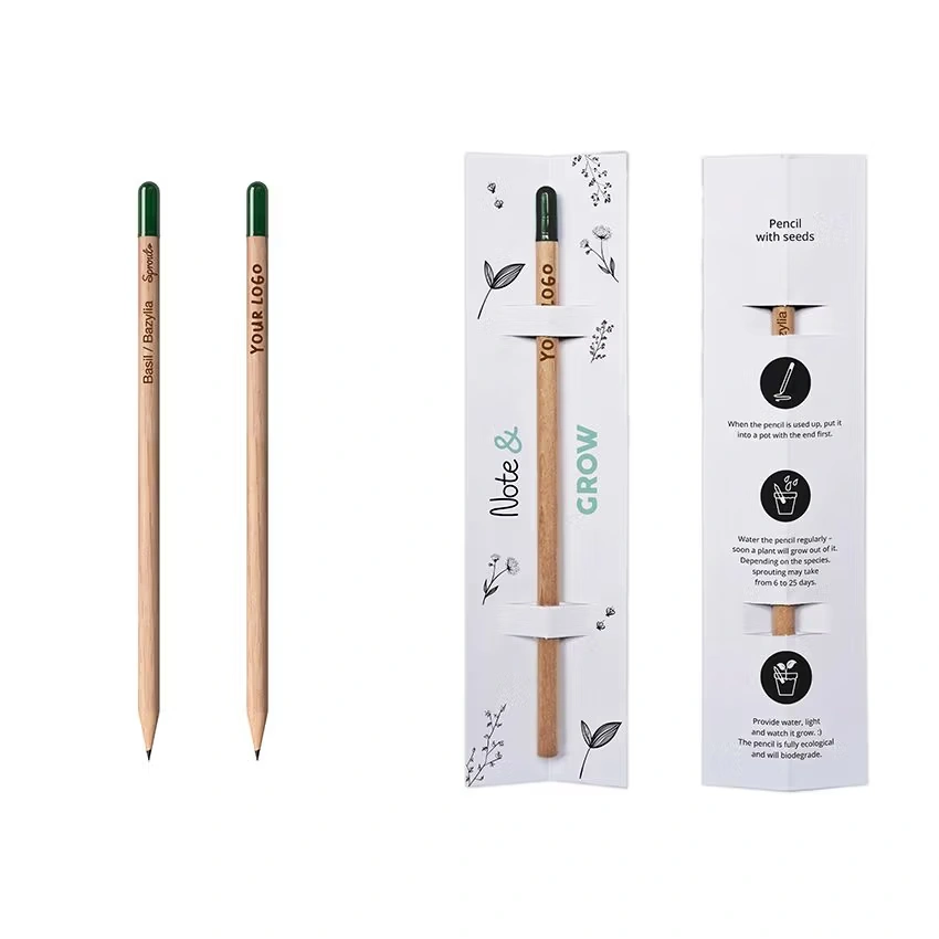 Pflanzbarer Bleistift mit Saatgutkapsel