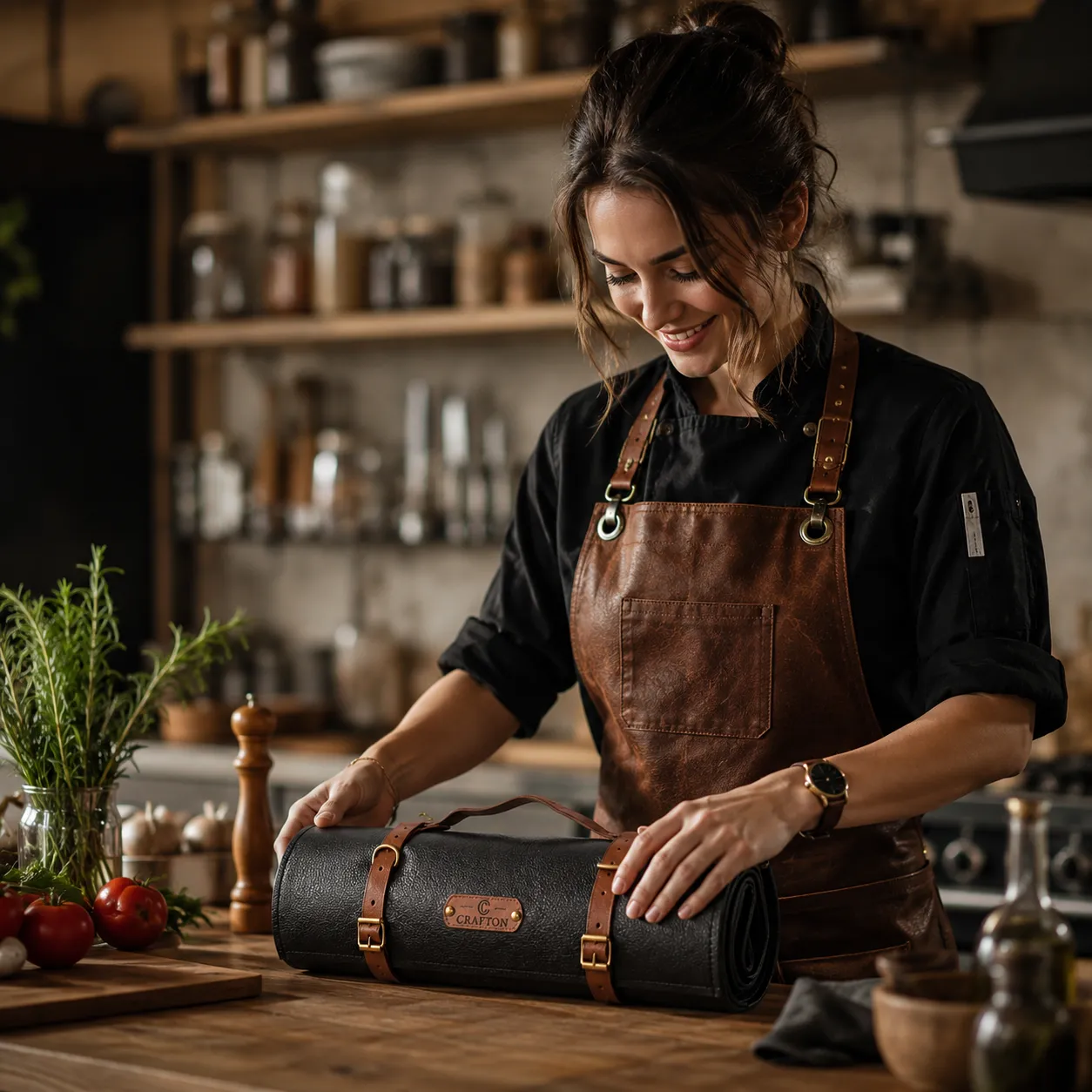 Schultergurt für Messertasche (Lasergravur)