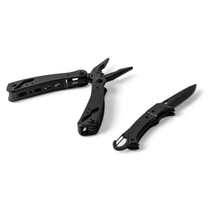 Schwarzes Aluminium-Multitool Ariane