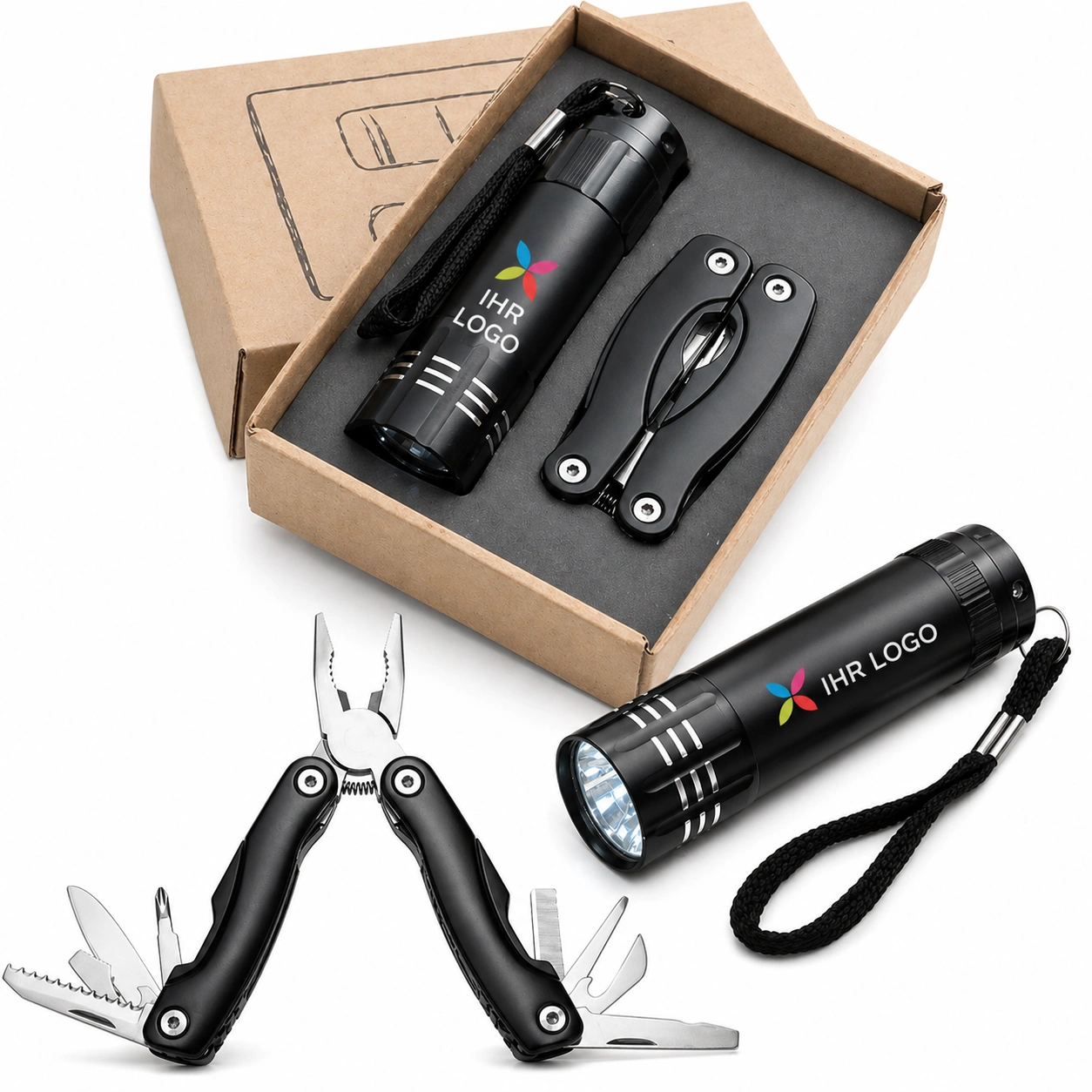 Set Taschenlampe & Multitool Oakland