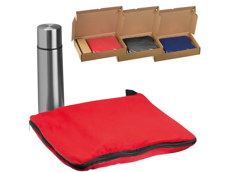 Set XL Fleecedecke + Thermoskanne Liverpool (ab 25 Stück)
