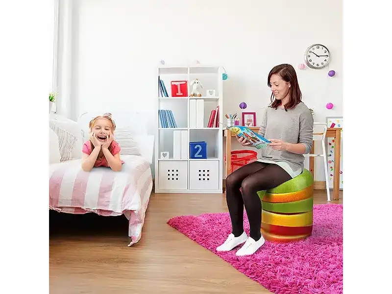 Sitzzylinder Air Basic – Individuell bedruckbarer, aufblasbarer Sitzhocker