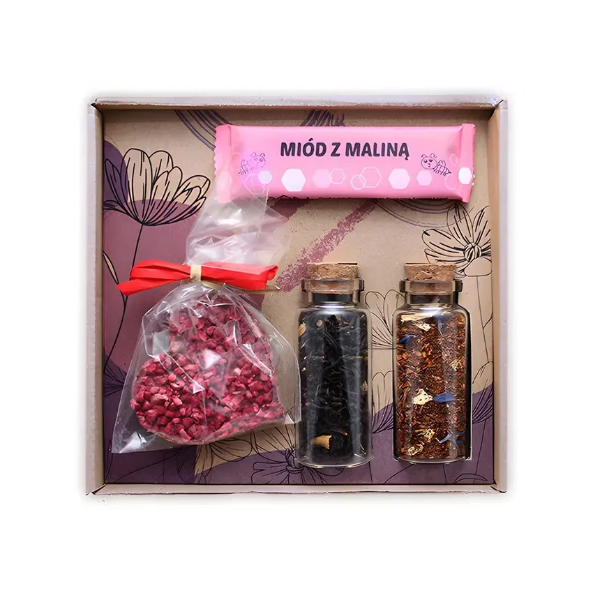 Tea & Sweets – Premium Tee- & Süßigkeiten-Geschenkset