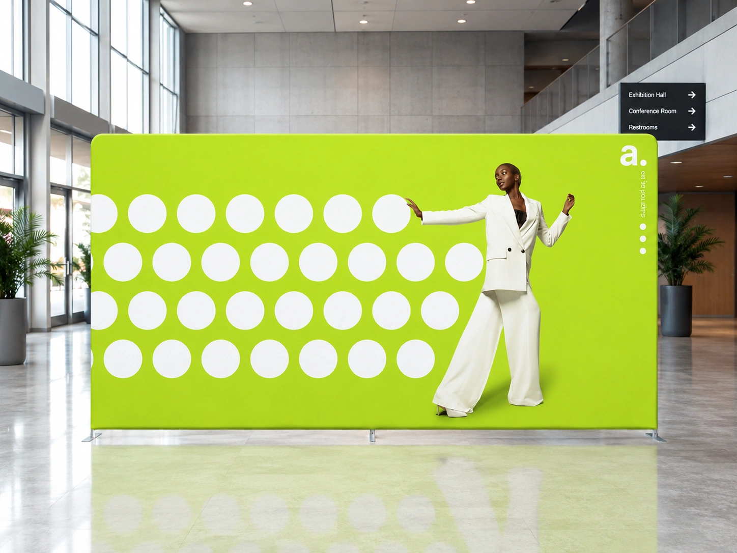 Messewand Textil 400 cm