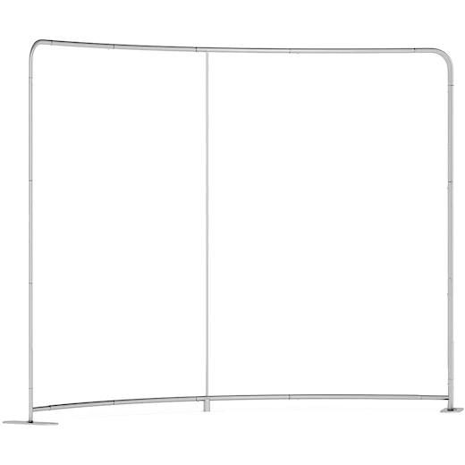 Gebogene Messewand 240 cm