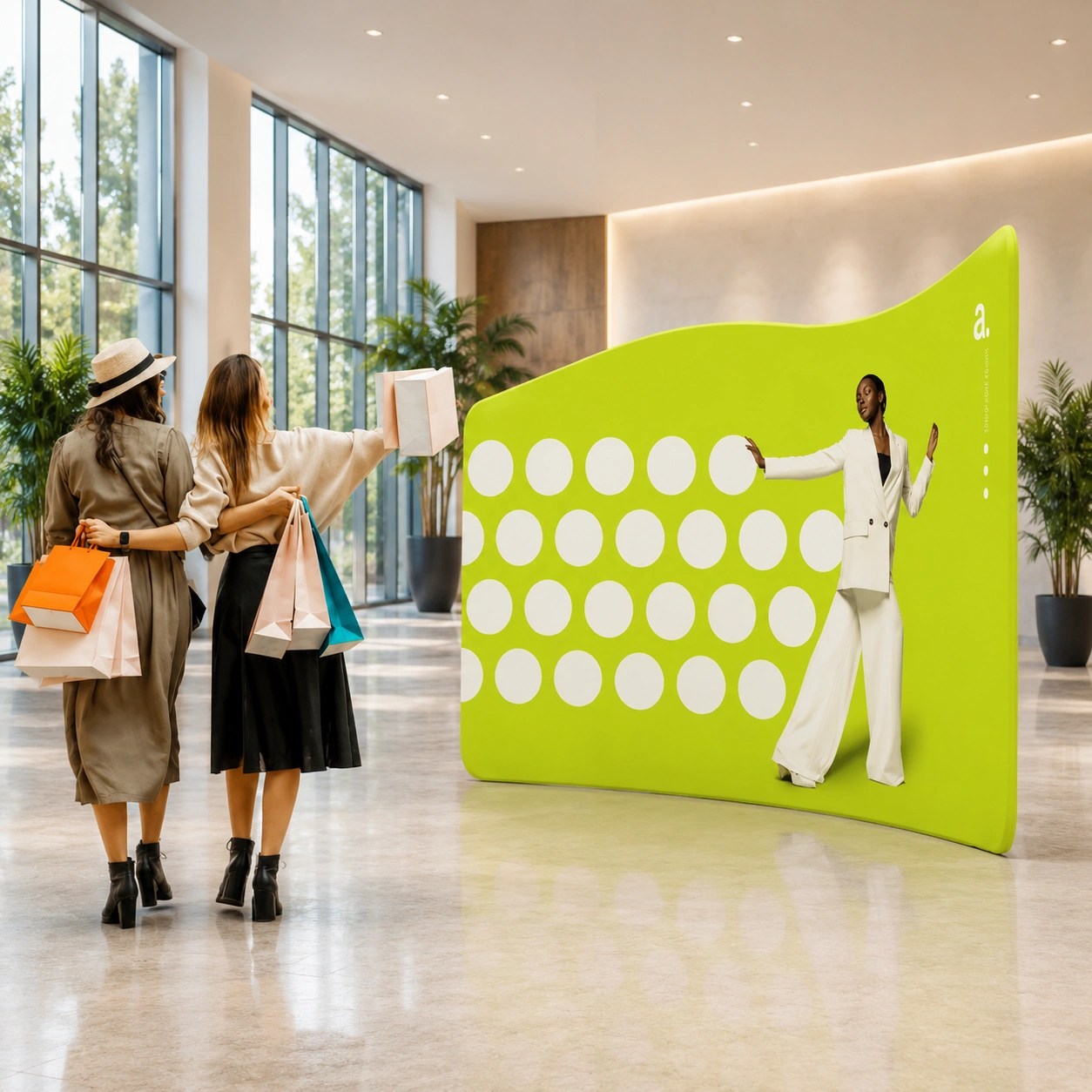 Wave Messewand Soft 300 cm