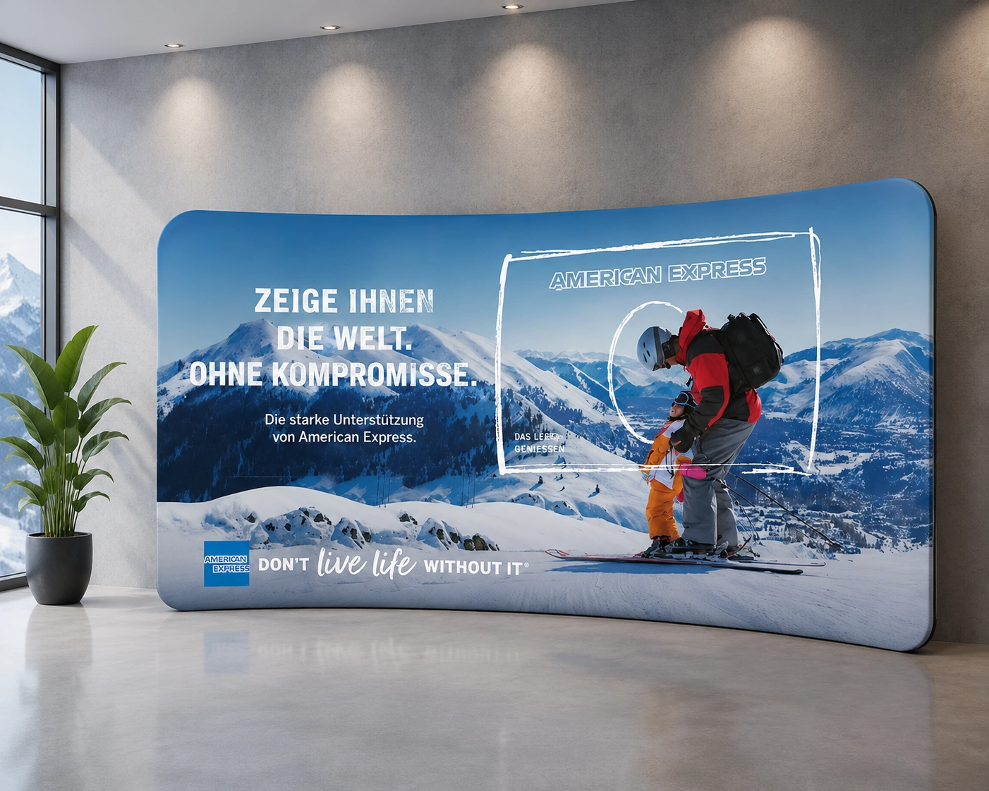 Softwall Messewand XL 500 cm