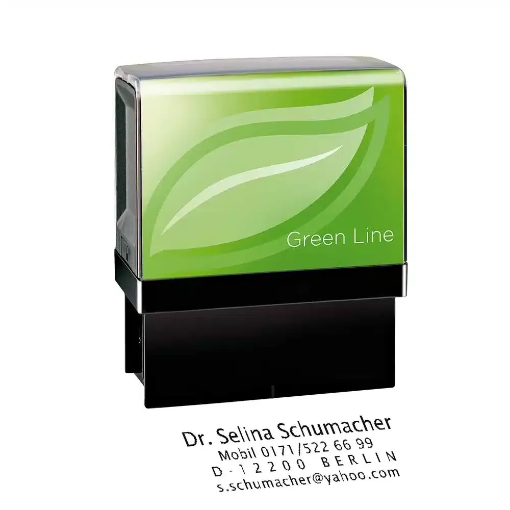 Stempelautomat “Green Line” – Nachhaltiger Werbestempel