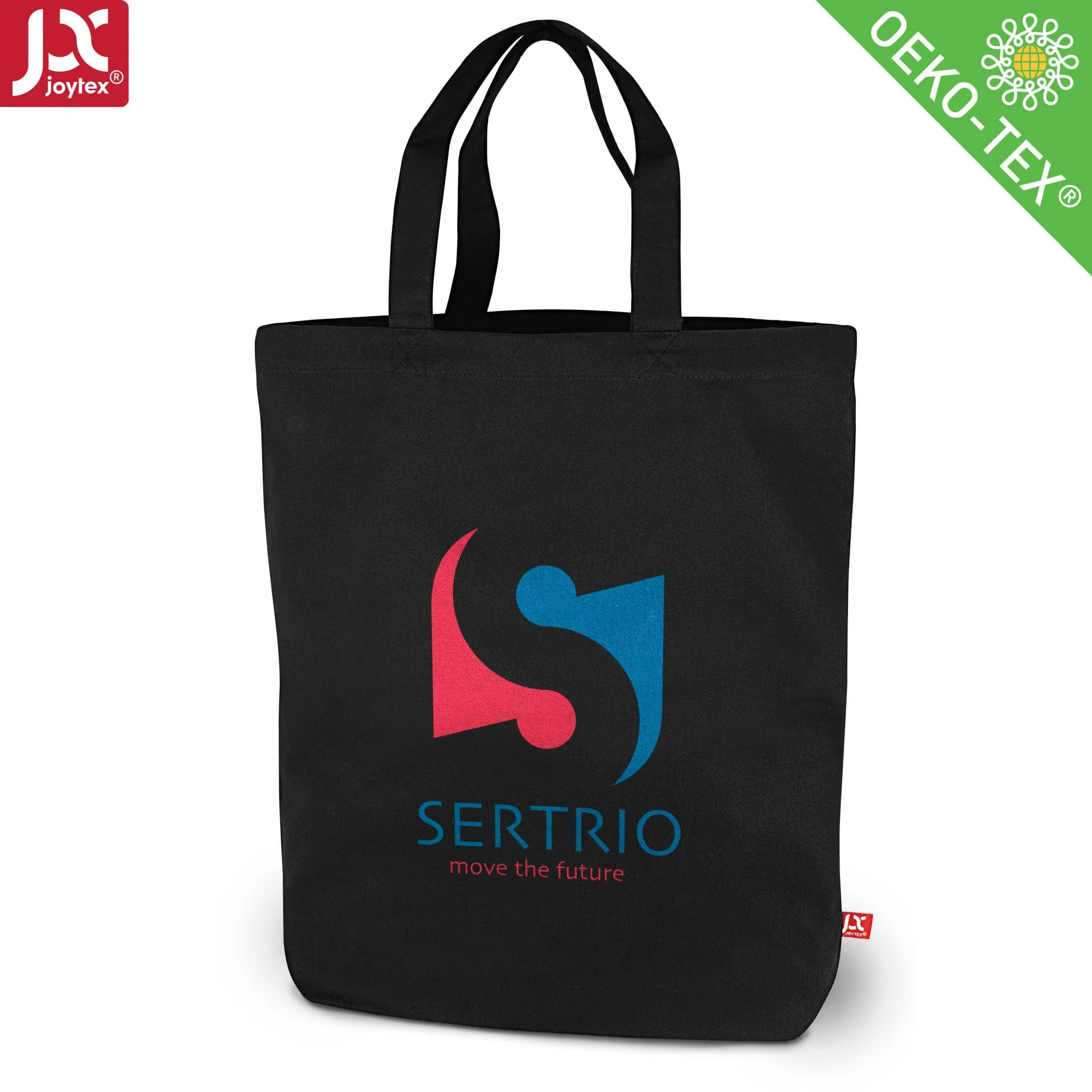 SYDNEY – Canvas-Tasche mit Bodenfalte und kurzen Henkeln (38 x 42 cm)
