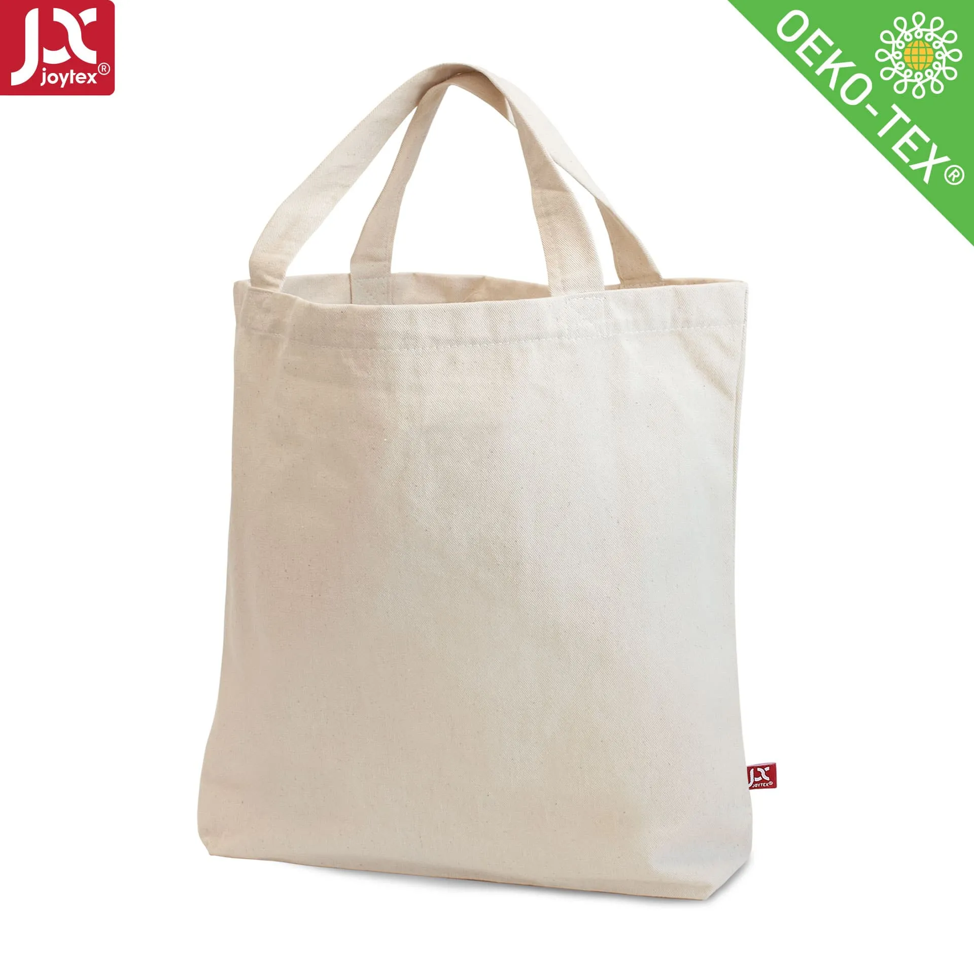 SYDNEY – Canvas-Tasche mit Bodenfalte und kurzen Henkeln (38 x 42 cm)