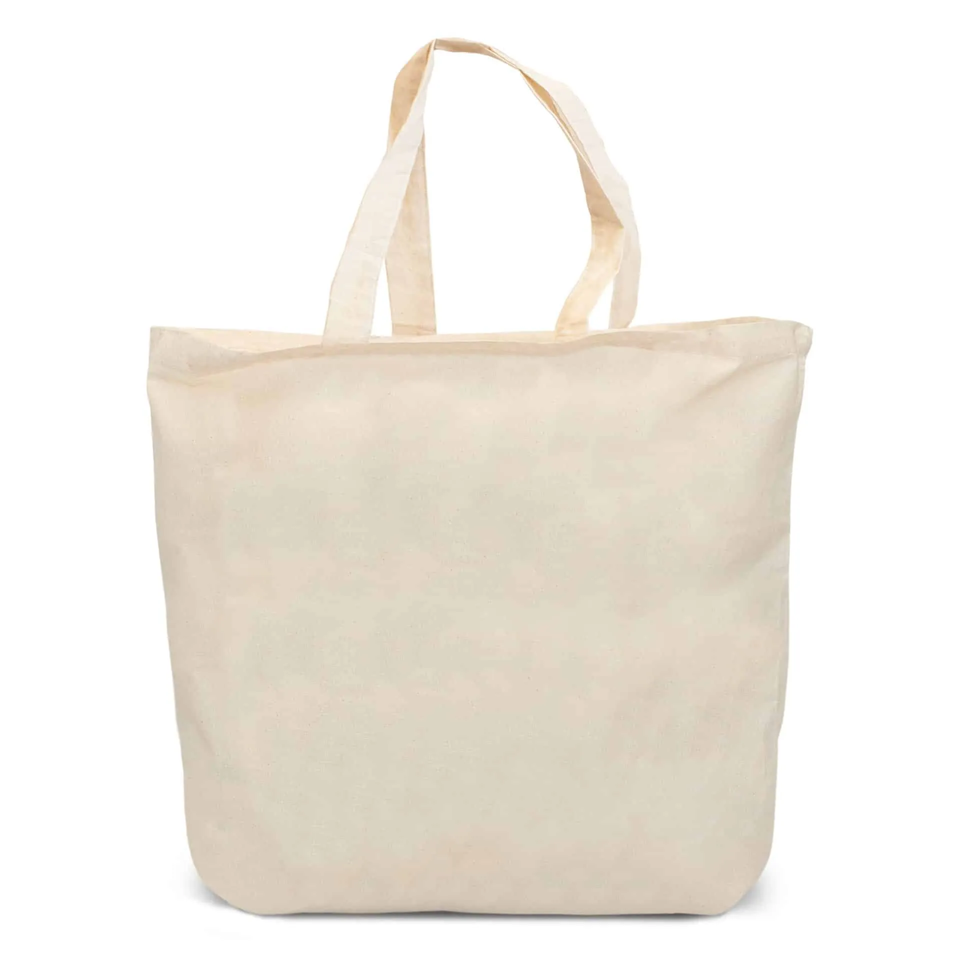 CADAQUES – Baumwolltasche mit Bodenfalte und langen Henkeln (60 x 48 cm)