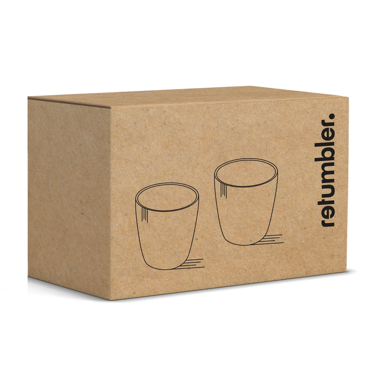 Thermo Espressobecher RETUMBLER-DUOSHOT schwarz