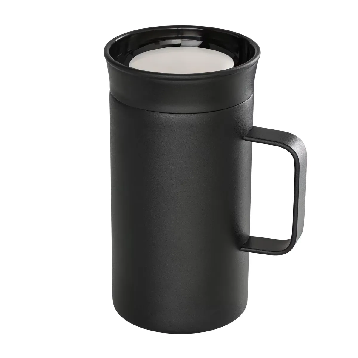 Thermobecher RETUMBLER-LAHTI schwarz/weiß