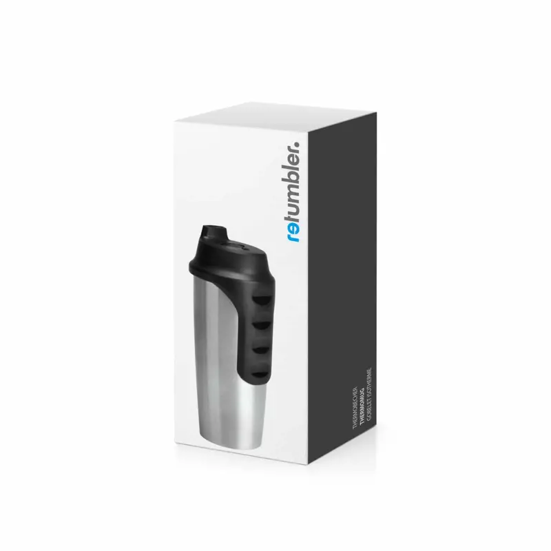 Thermobecher RETUMBLER-VOLOS silber