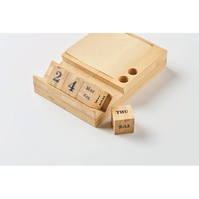 Tischkalender Bambus BOOTOP