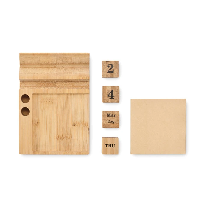 Tischkalender Bambus BOOTOP