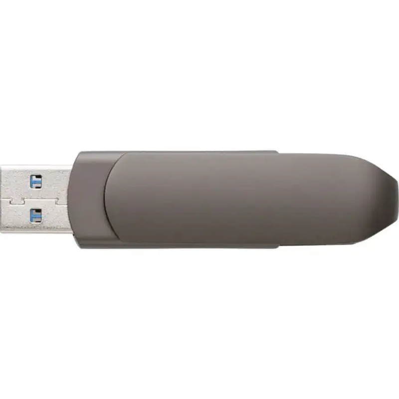 USB-Stick Harlow aus Zinklegierung 64 GB mit USB-A & USB-C