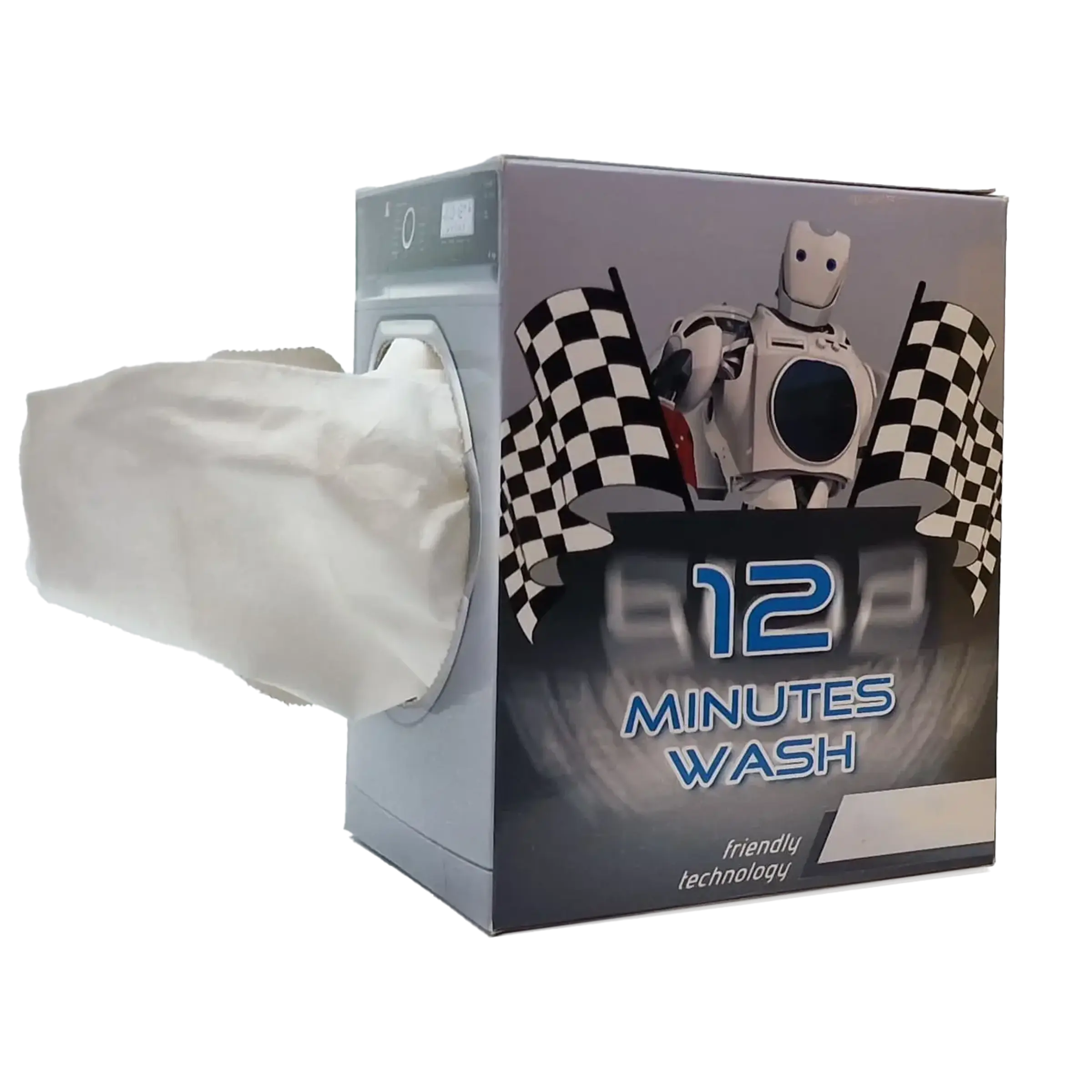WASCHMASCHINENFORM TISSUE-BOX (90 x 90 x 120 mm)