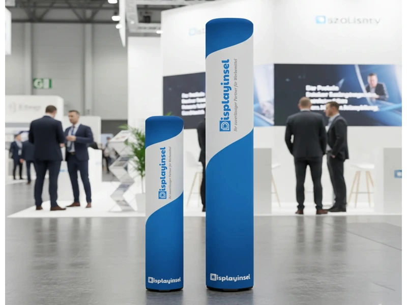 Werbesäule Air Ø 45 cm – Aufblasbare Werbesäule bis 2,80 m Höhe