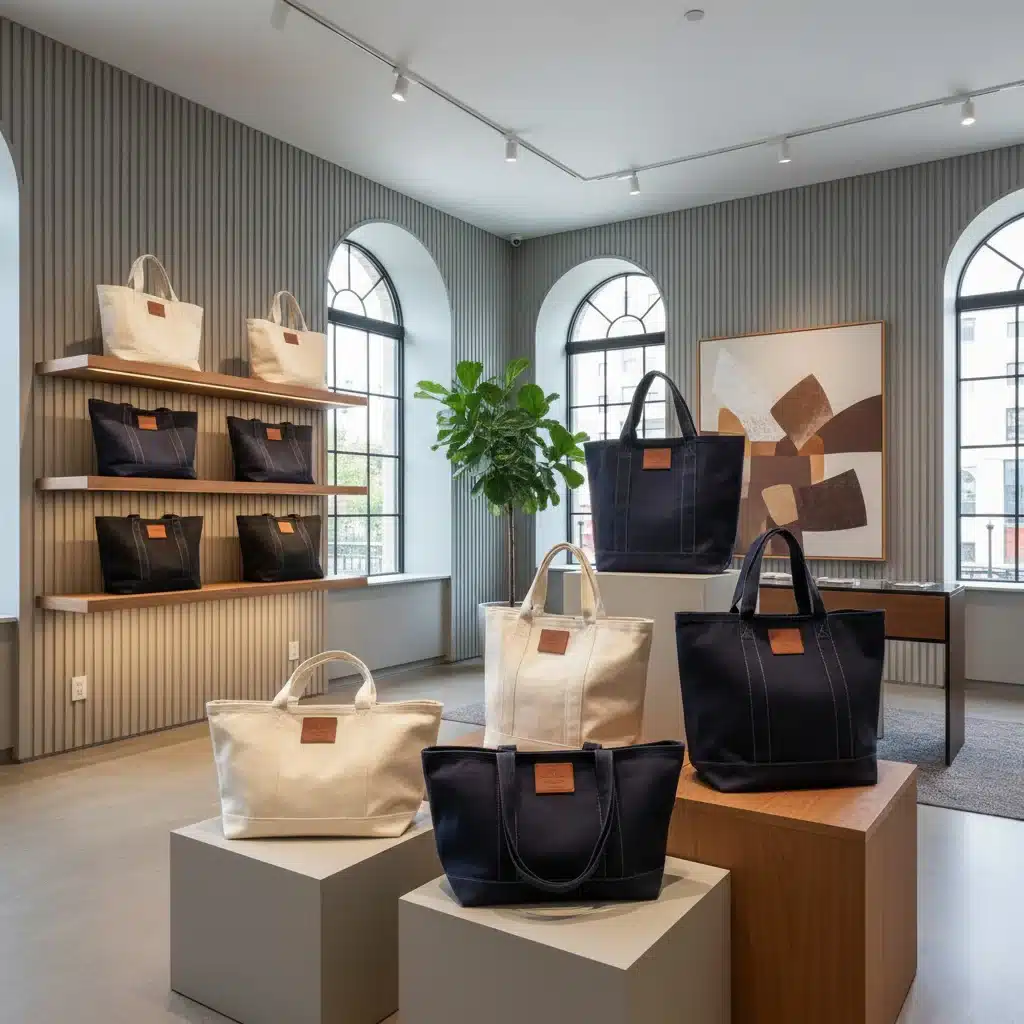 Premium Canvas Tasche zur Markenpräsentation