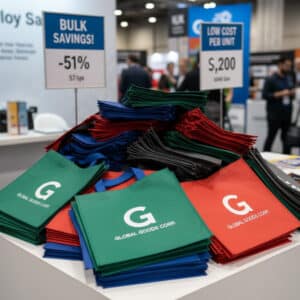 Stapel günstiger Werbe-Non-Woven Taschen