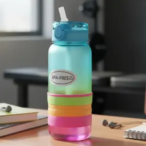 Leichte Tritan-Wasserflasche für den täglichen Gebrauch.