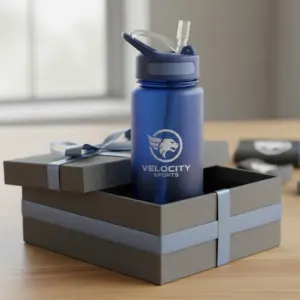 Gesponsertes Logo auf Flaschen