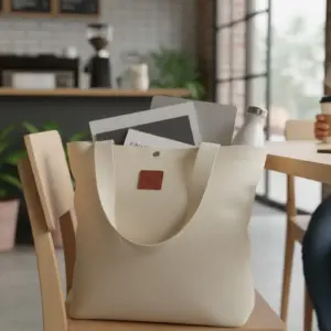 Haltbare Premium Canvas Tasche im Alltag