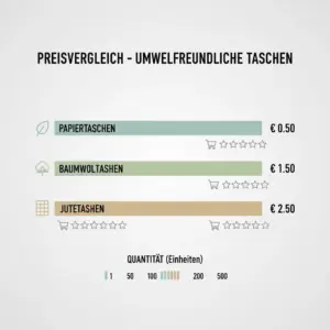 Preisvergleich der Taschenmaterialien